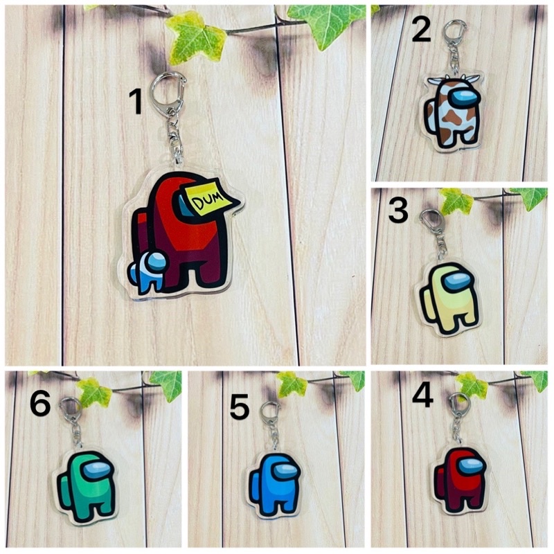 Móc khoá game AMong us nhiều mẫu /móc treo among us