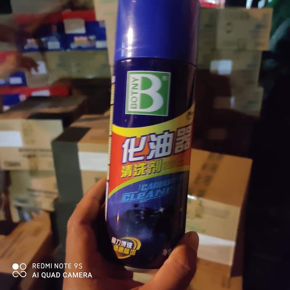 [HCM]chai xịt vệ sinh bình xăng con họng gas BOTNY