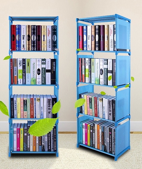 [ VÔ ĐỊCH VỀ GIÁ]- Kệ sách đa năng 4 tầng lắp ghép 2020, Kệ đa năng 4 tầng lắp ghép, Kệ sách tiện dụng