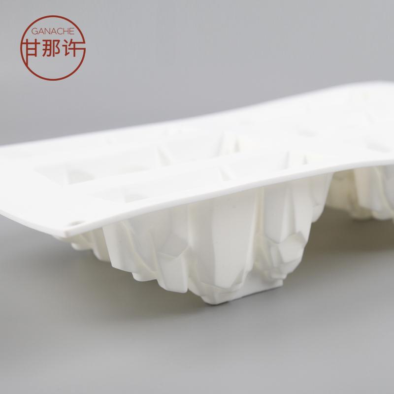 Gan Đó Xu KEREO 6 THẬM CHÍ Đỉnh Núi Tuyết Núi Băng Trôi Kiểu Pháp West Point Silicone Bánh Bộ Tạo Khuôn Hình Nướng Dụng Cụ