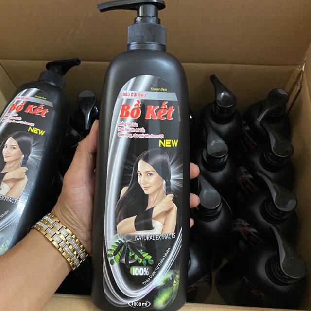 [HCM]Dầu gội đầu bồ kết 1000ml mềm mượt tóc ( đen )