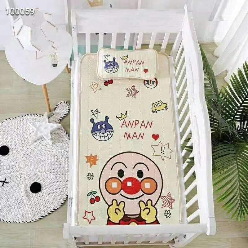 CHIẾU CAO SU NON KÈM VỎ GỐI CHO BÉ