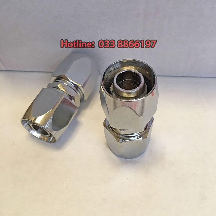 Đầu nối hai ống dây  xăng dầu phi 27