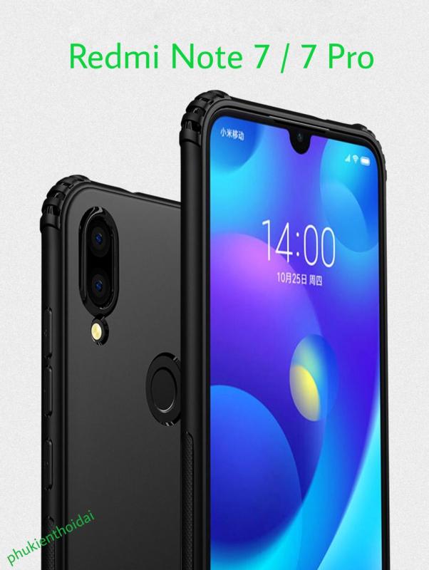 Giá Ốp lưng Xiaomi Redmi Note-7 / 7 Pro dẻo TPU ĐEN mỏng chống sốc thế hệ mới ( bảo vệ camera )