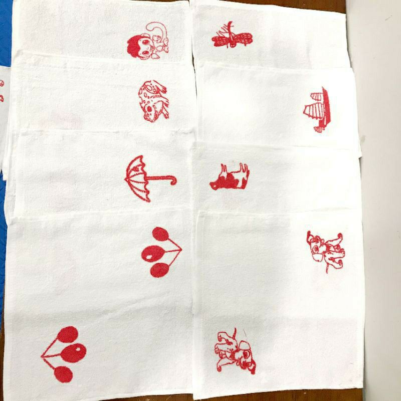 Khăn mầm non,khă trẻ em,khăn kí hiệu chất cotton