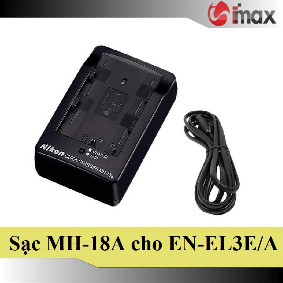Sạc mh-18 sạc pin máy ảnh en-el3/el3a/el3e - hàng nhập khẩu