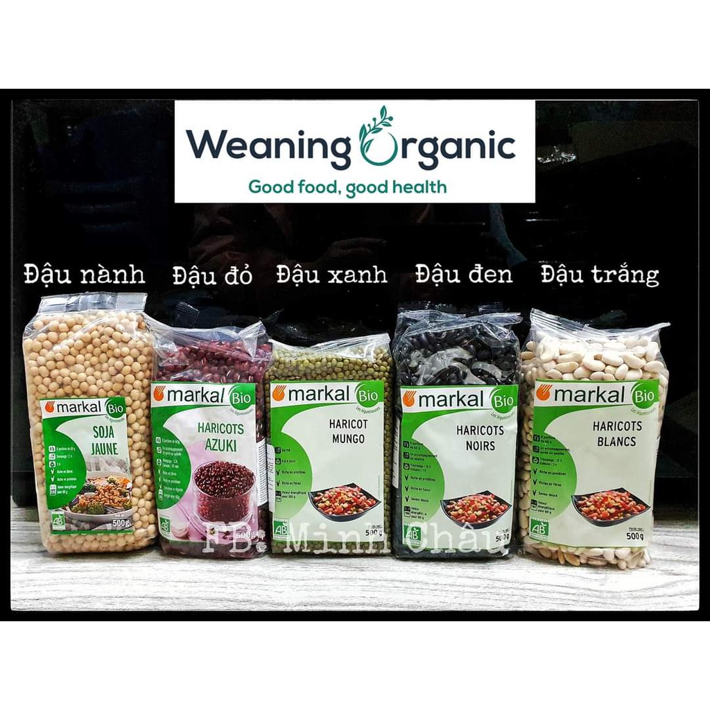 [Tách lẻ 100g] Đậu Hạt hữu cơ Markal cho bé ăn dặm