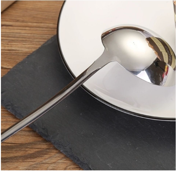 [HCM]VÁ MÚC CANH INOX 304 CÁN VÂN GỖ 10 SỊN 28X7.5CM( VÁ MÚC CANH)