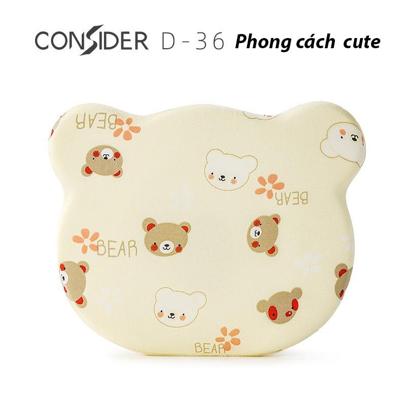 GỐI CAO SU NON CHO BÉ CHỐNG MÉO ĐẦU