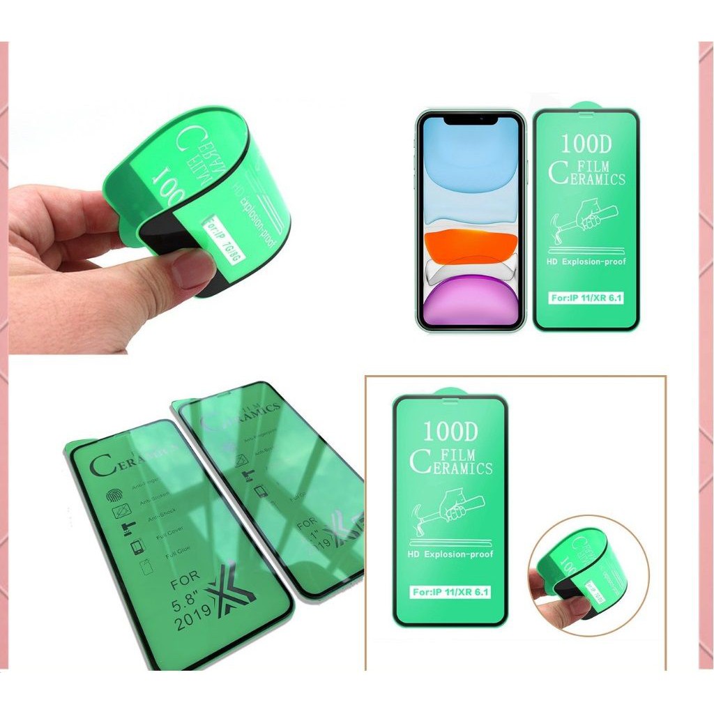 Kính Cường Lực Iphone Full Màn 100d Siêu Dẻo 6/6plus/6s/6splus/7/7plus/8/8plus