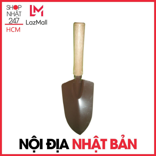 Xẻng Làm Vườn Cầm Tay Cán Gỗ Sanada-Nội Địa Nhật Bản