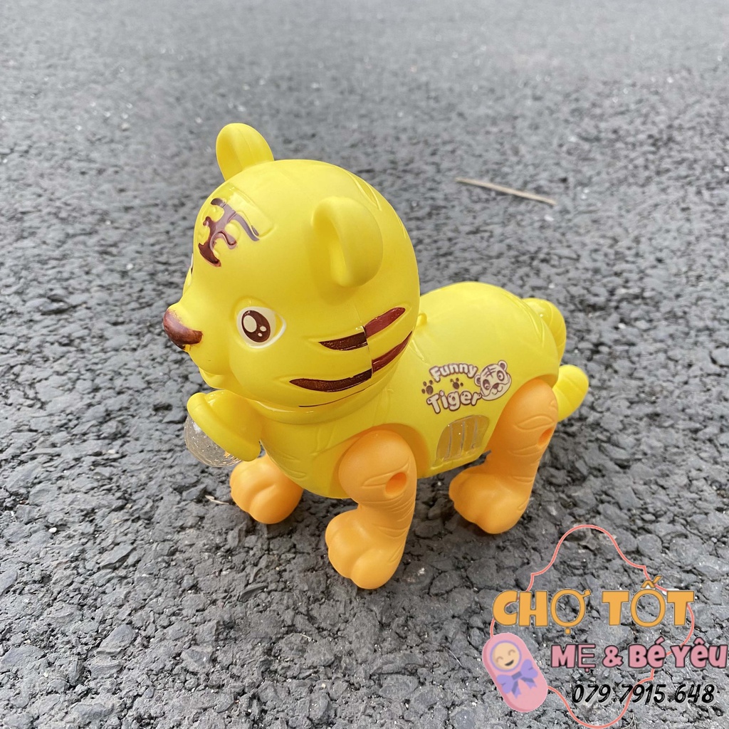 Đồ Chơi Con Cọp Chạy Pin Có Đèn Và Nhạc