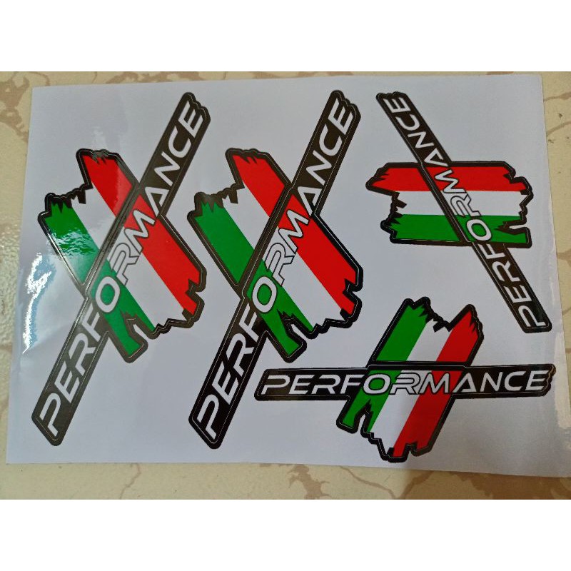 Bộ tem dán xe Performance New hàng nhập Thái Lan