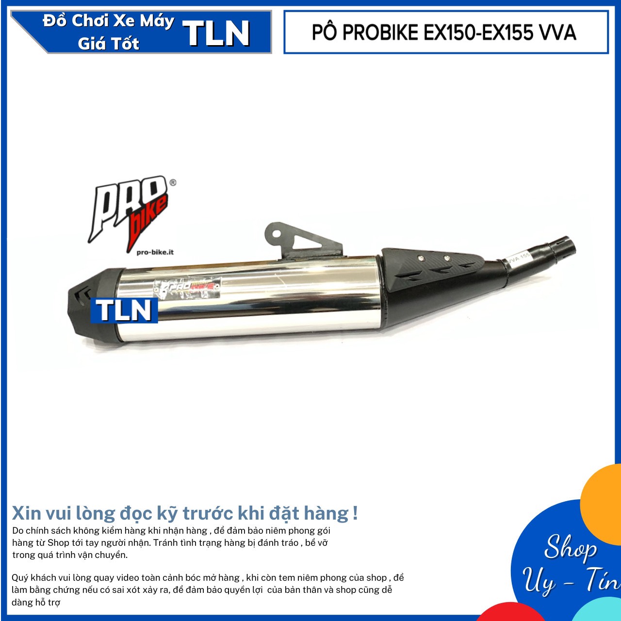 Set pô probike exciter 150 - exciter 155vva - raider fi - satria fi - winner
