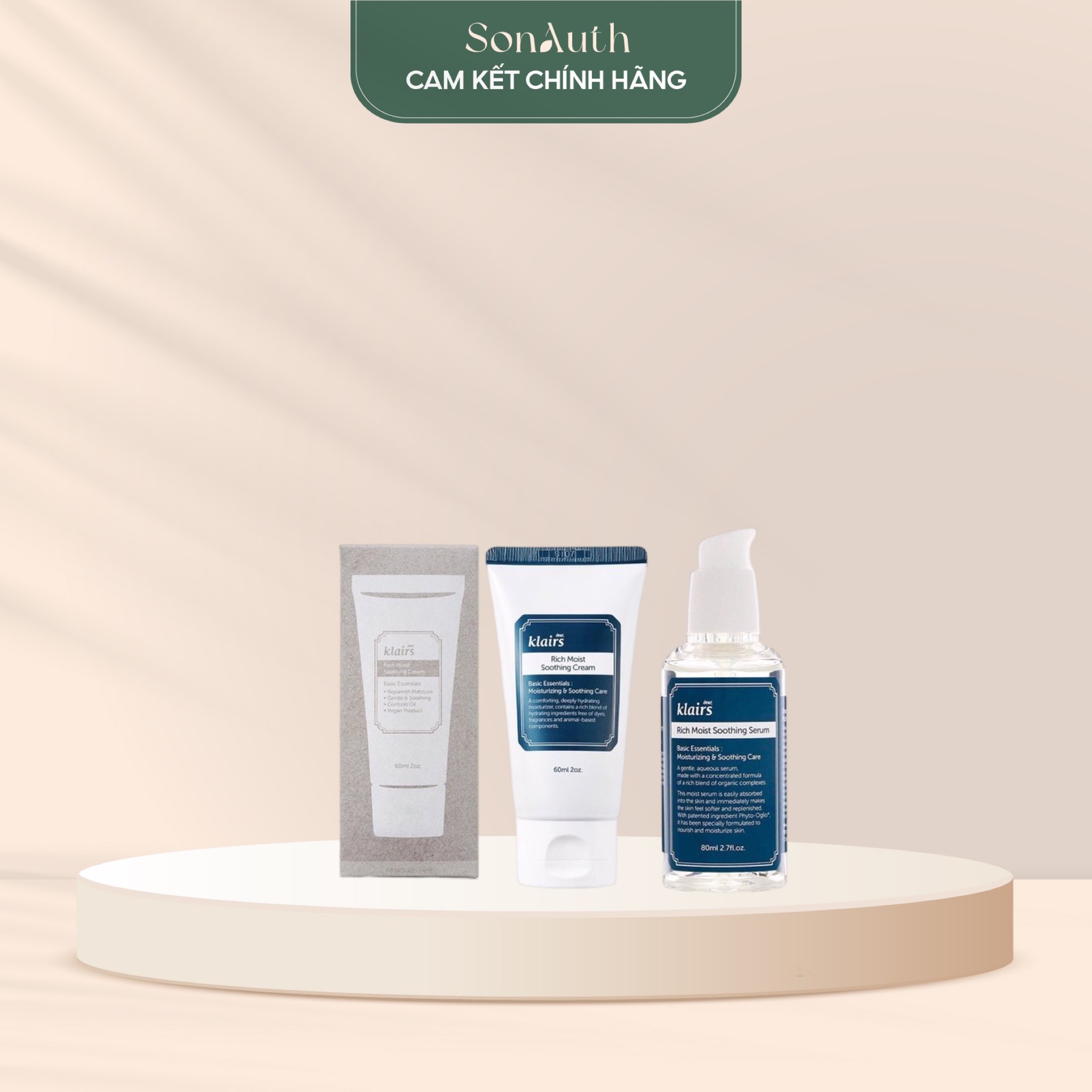 Serum - Kem dưỡng Klairs Rich Moist Soothing