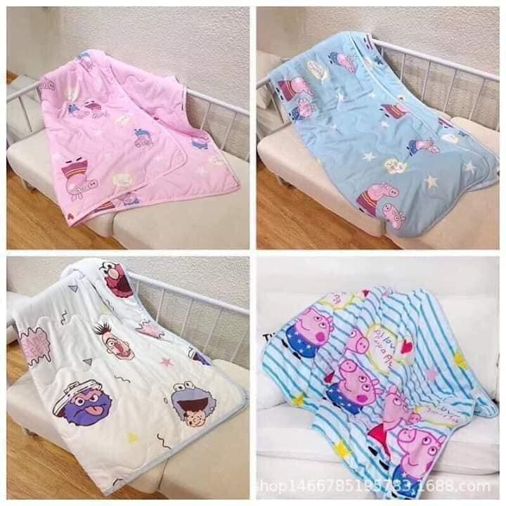 Chăn đũi mền  đắp hè cho bé, Chăn bông điều hòa trẻ em
