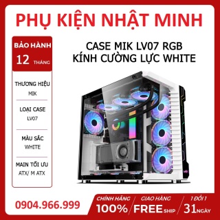 siêu đẹp - siêu rẻ Vỏ case máy tính MIK LV07 - BLACK WHITE Hỗ trợ Main thumbnail