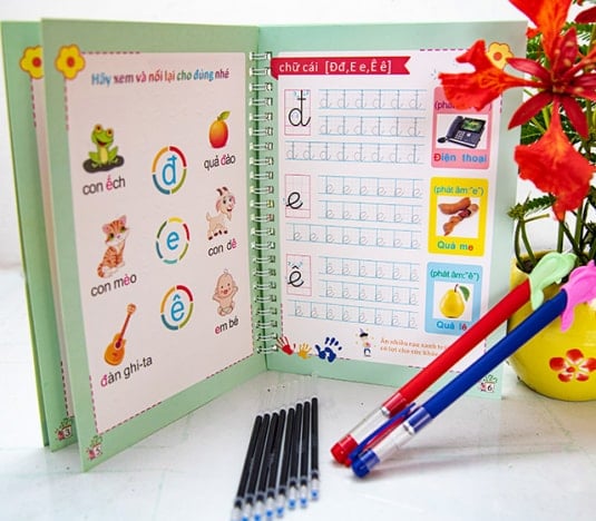 Vở tập viết cho bé
