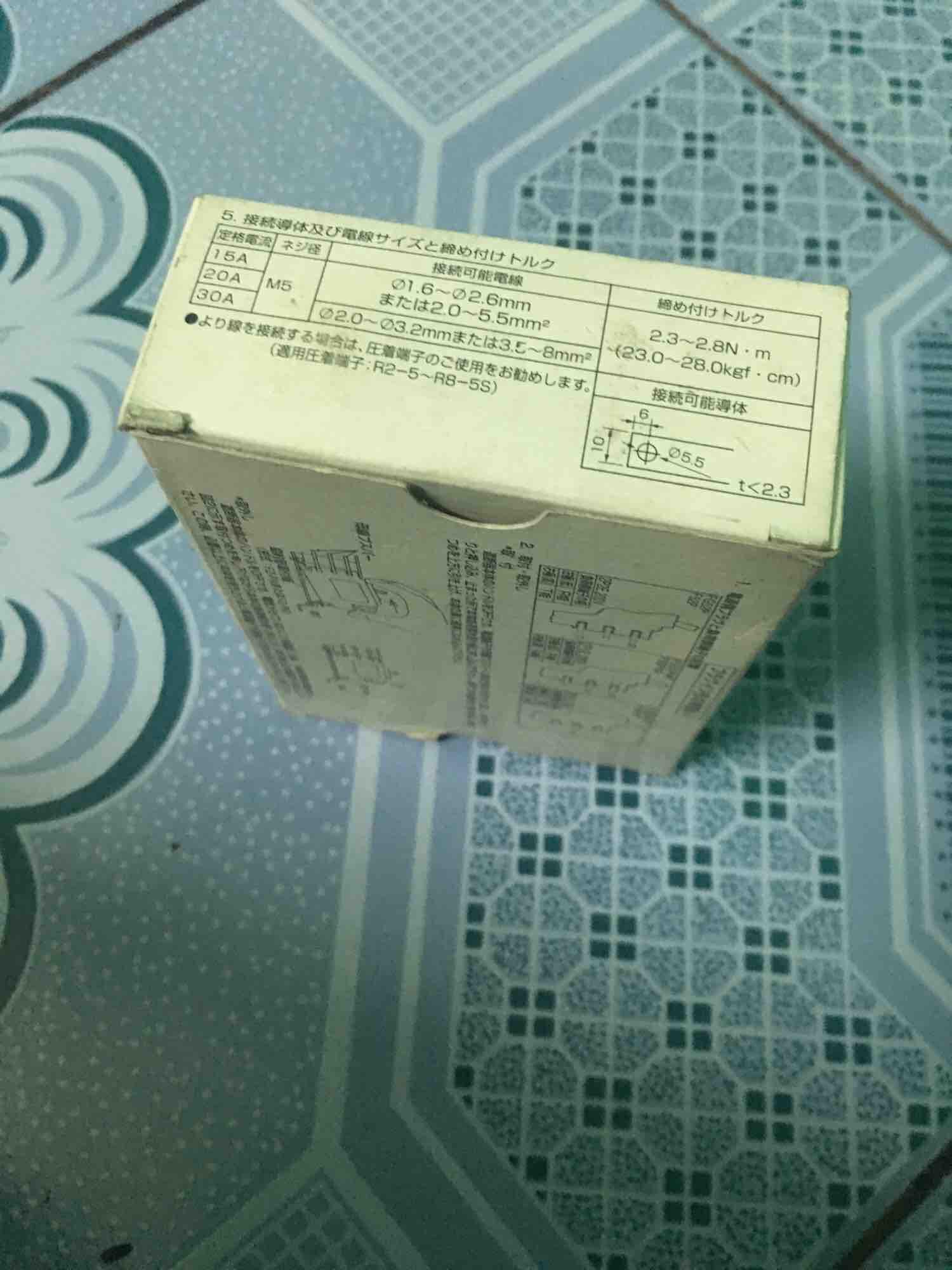 Aptomat chống giật Nhật Fuji 20A mới 100%