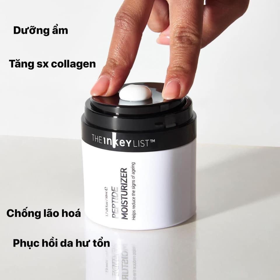 Kem dưỡng da THE INKEY LIST PEPTIDE MOISTURIZER – 50ML (Bill Anh)