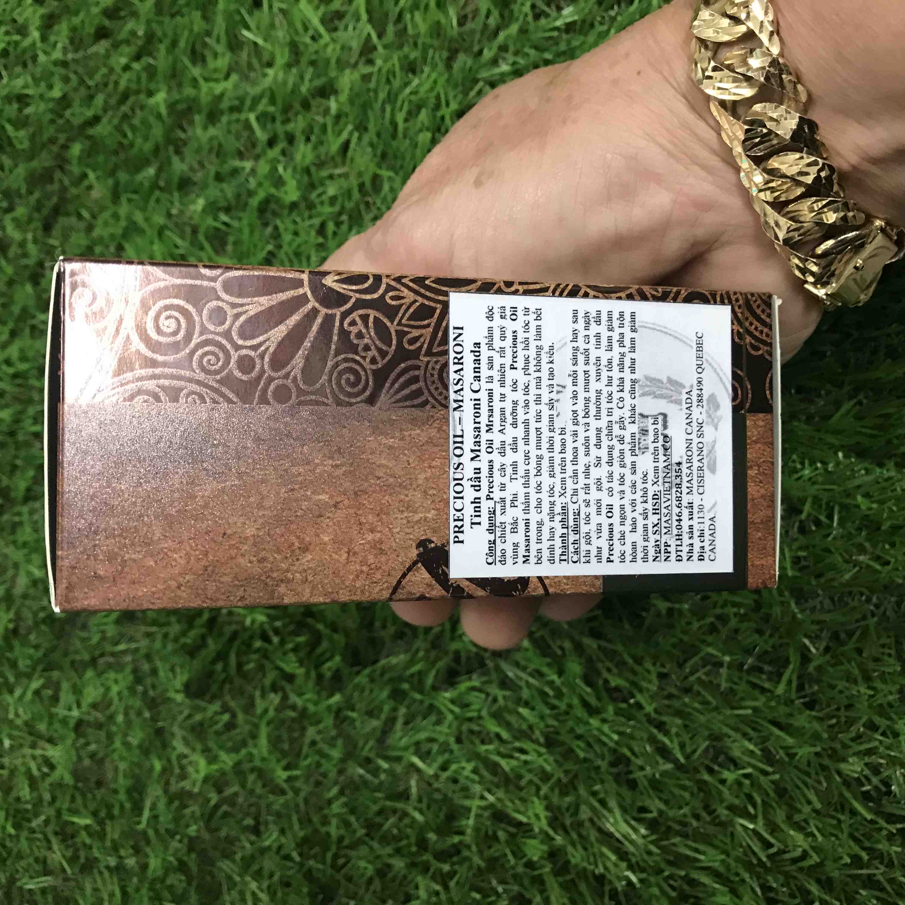 [HCM]Tinh dầu dưỡng tóc Masaroni Argan Precious Oil 60ml