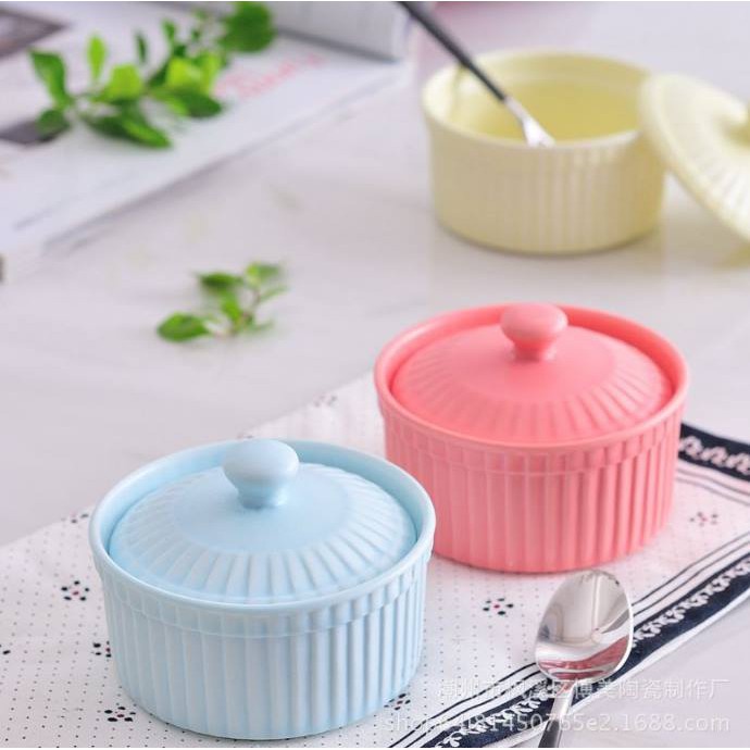 Bát Ramenkin có nắp - Bát sứ ăn dặm
