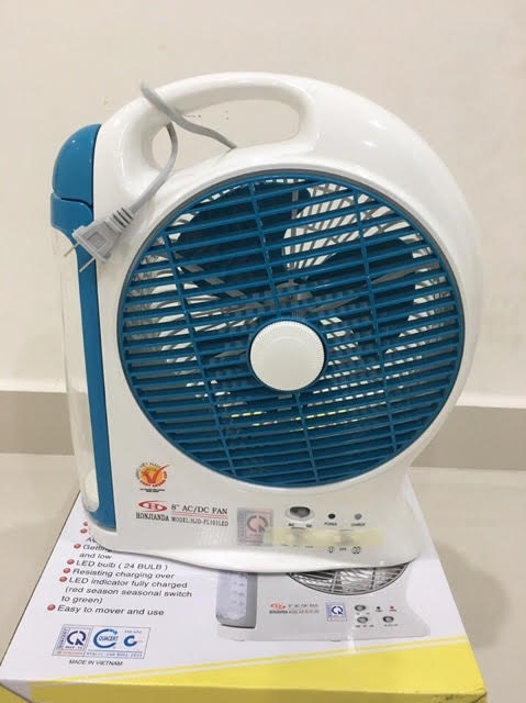 Quạt và Đèn Sạc HJD- FL 101 LED [tốt]