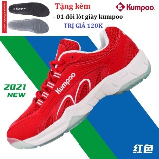 Tặng lót giày Giày cầu lông Kumpoo E25 Xanh chính hãng.bảo hành 2 thumbnail