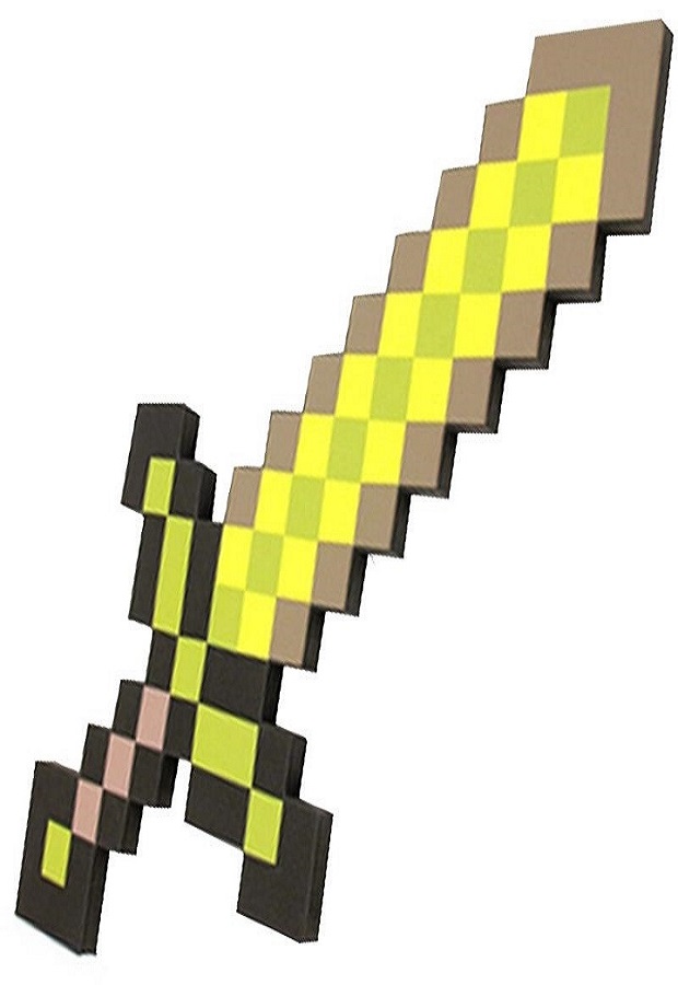 Kiếm Minecraft Màu Vàng