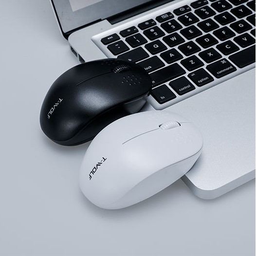 Chuột Không Dây 💎𝓕𝓡𝓔𝓔𝓢𝓗𝓘𝓟💎 Mouse Không Dây Văn Phòng T-Wolf Q4 Mini (BH 6 Tháng) SPTECH COMPUTER