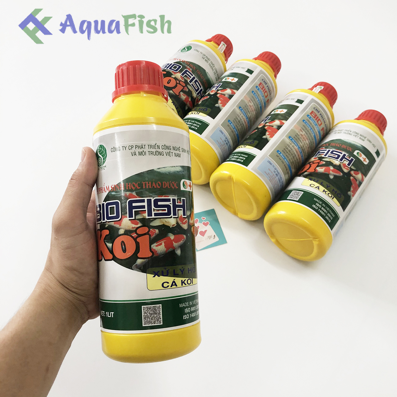 Bio Fish Koi Probiotics 1000ml (Probiotics Trusted for Koi Fish Ponds)