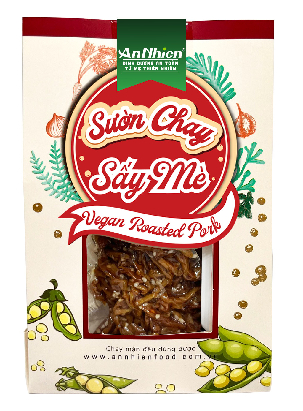 SƯỜN CHAY SẤY MÈ AN NHIÊN 100G