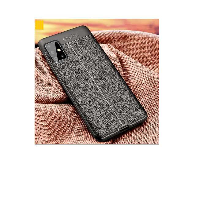 ốp lưng silicon dẻo vân da cho Sam Sung galaxy A51