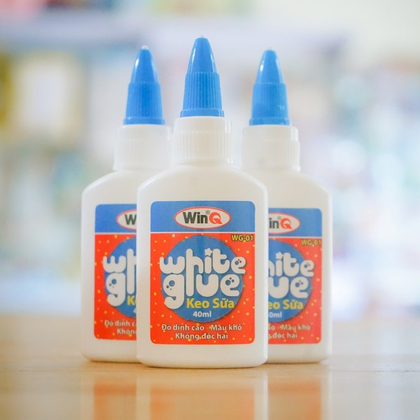 [MUA NHIỀU SIÊU RẺ] [Lẻ 1 chai] Keo hồ sữa dán WinQ WG-01 / WG01 40ml