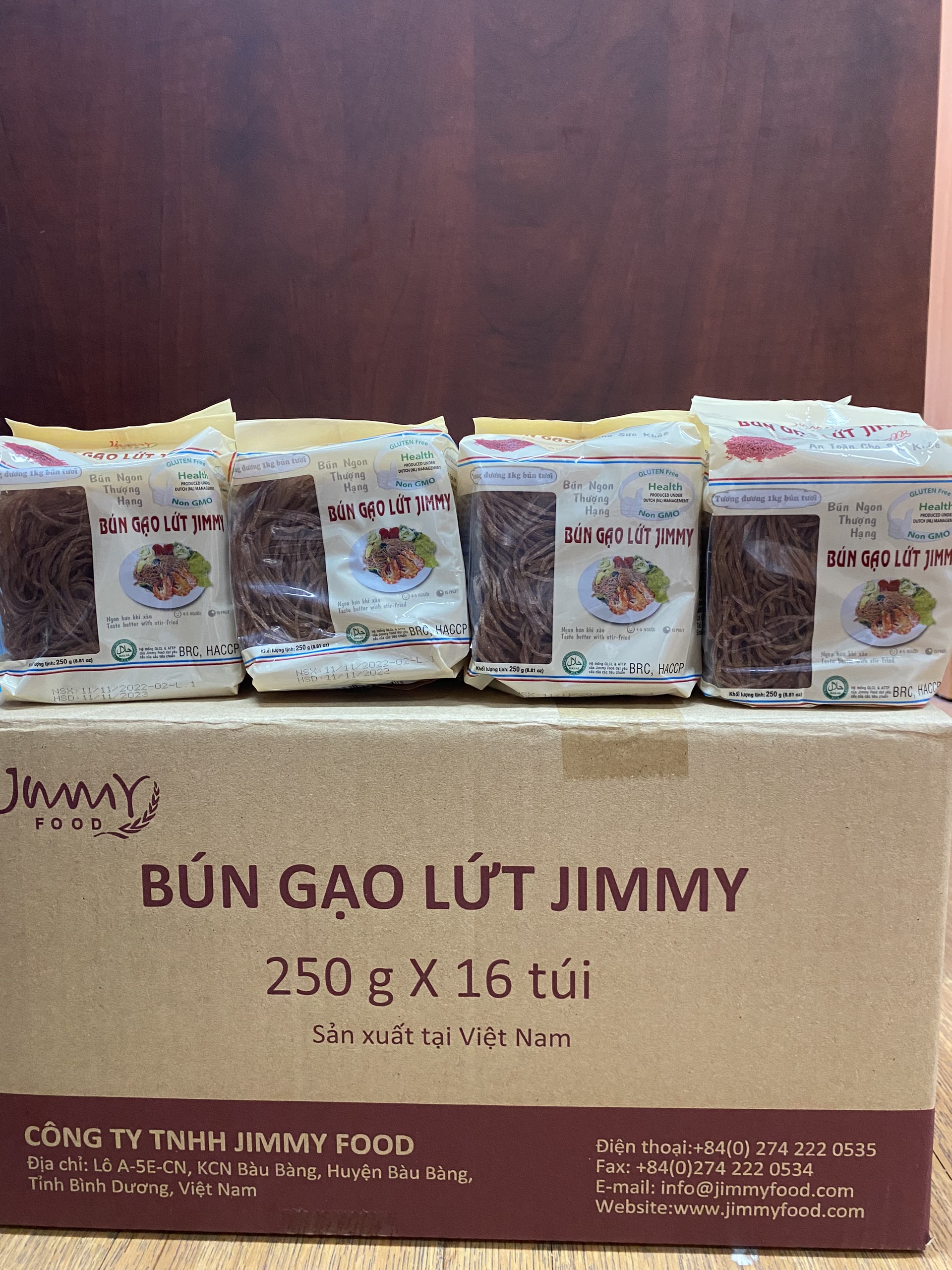 Combo 2 túi bún gạo lứt 250g date mới nhất