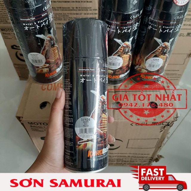 SƠN NỀN BẠC 124 SAMURAI