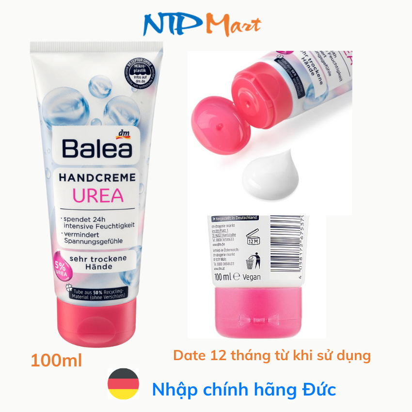 Kem Dưỡng da tay Balea Handcreme Urea của Đức dung tích 100ml