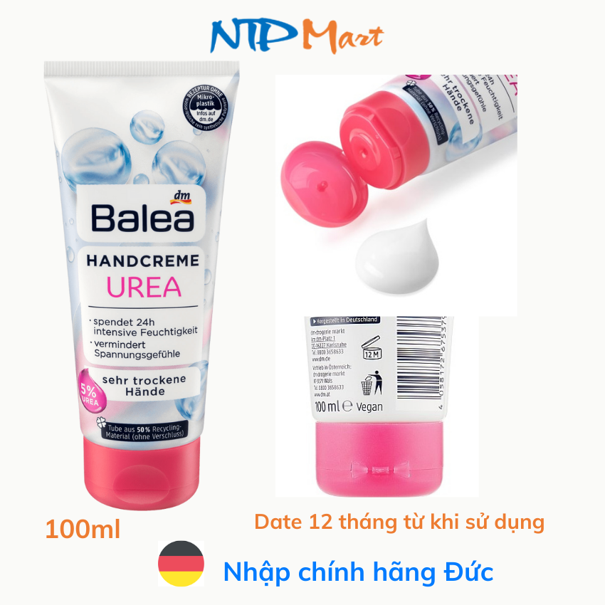 [HCM]Kem Dưỡng da tay Balea Handcreme Urea của Đức dung tích 100ml