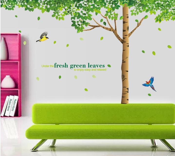 Decal dán tường Cây sồi cỡ đại- C35-vivadecal
