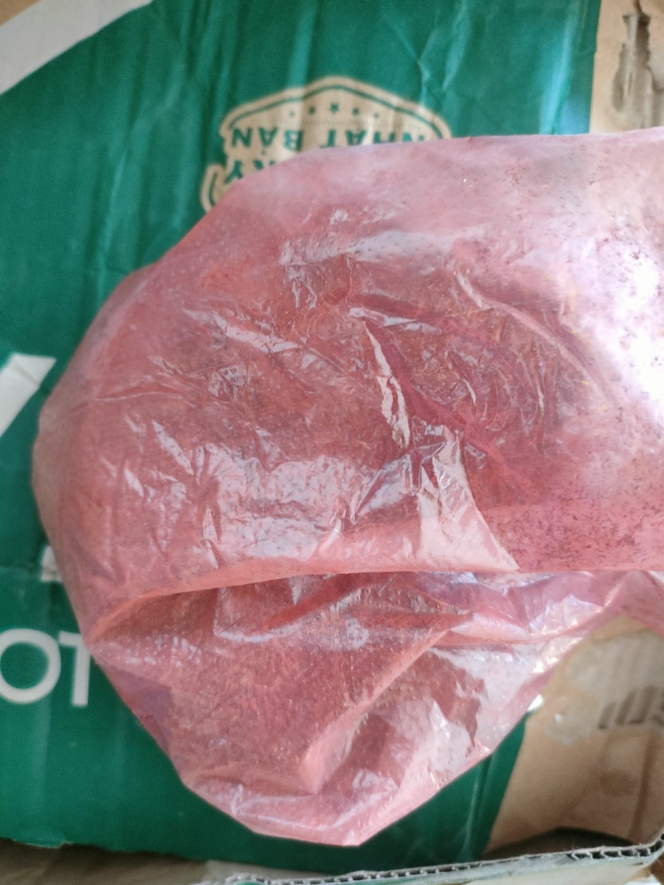 Bột màu cato vàng đỏ chu đen 2 lạng