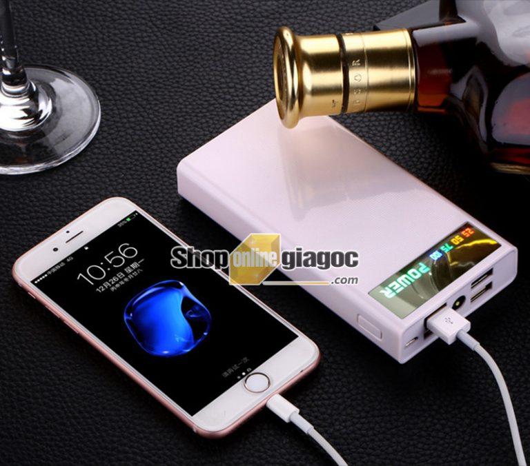 Box Sạc Dự Phòng 6 Cell 18650 Màn KTS VDDP0601 (Không Pin)