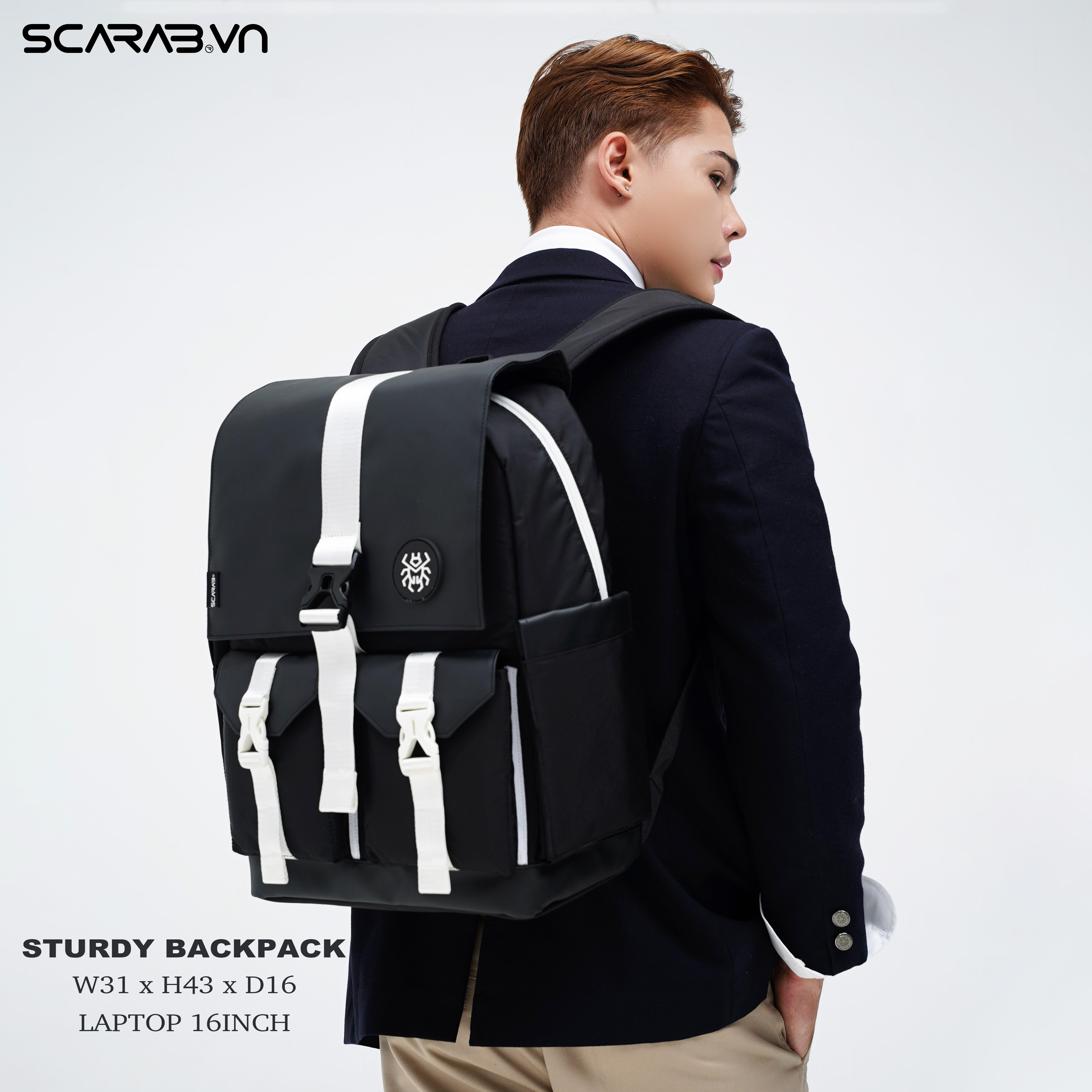 Balo Size Lớn SCARAB - STURDY Backpack Unisex