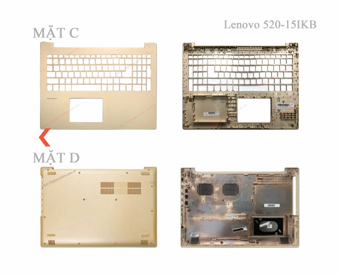 Vỏ laptop Lenovo Ideapad 520-15IKB