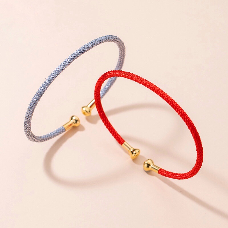 Vòng tay cứng 3mm các màu đeo tay [Tặng kèm chặn cao su]
