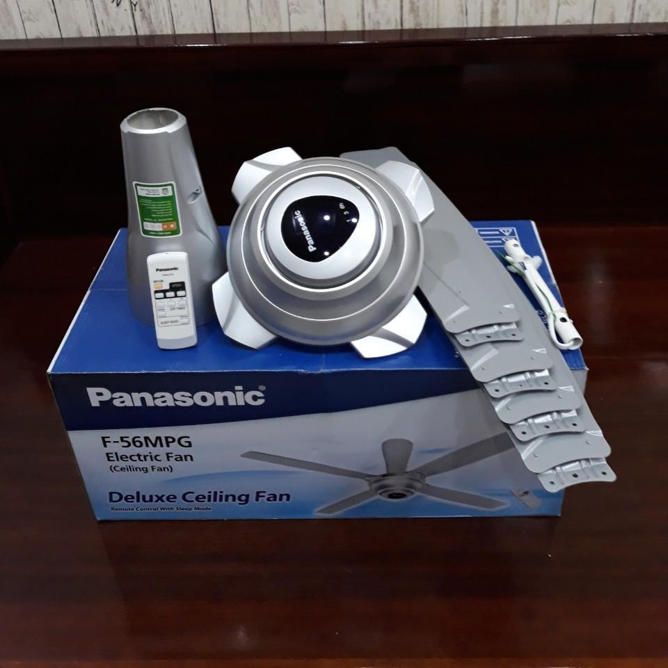 Quạt trần Panasonic 4 Cánh F-56MPG-S (Màu Bạc)