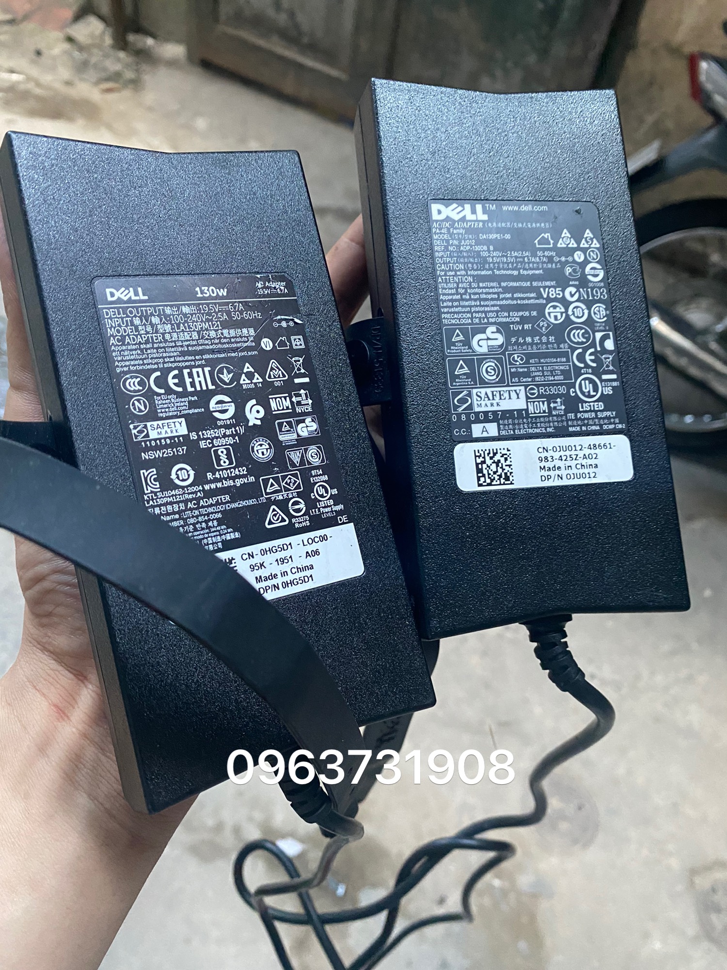 Sạc laptop Dell G3 15 3579 hàng zin bóc máy