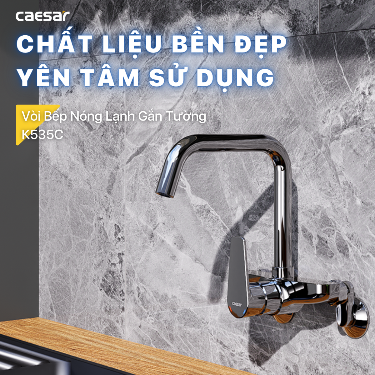 Vòi bếp nóng lạnh K535C