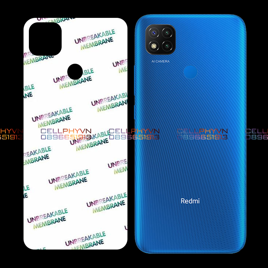 Miếng Dán Mặt Lưng PPF Cầu Vồng Dành Cho Xiaomi Redmi 9 / 9A / 9C / 9S
