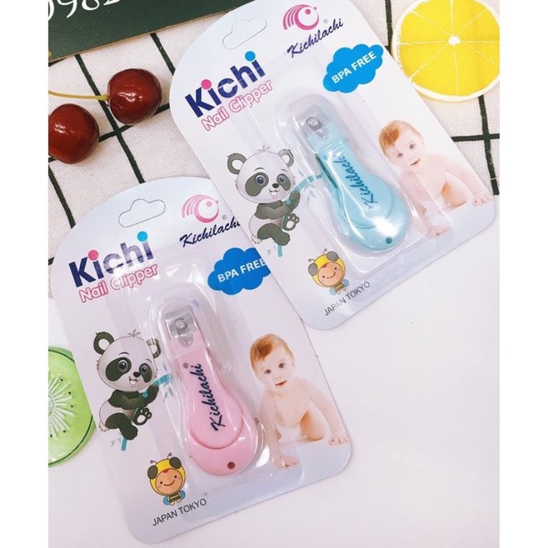 (Đơn 29K Freeship 15K) Bấm Móng Tay Kichilachi Kichi (An Toàn Cho Bé) NAM3