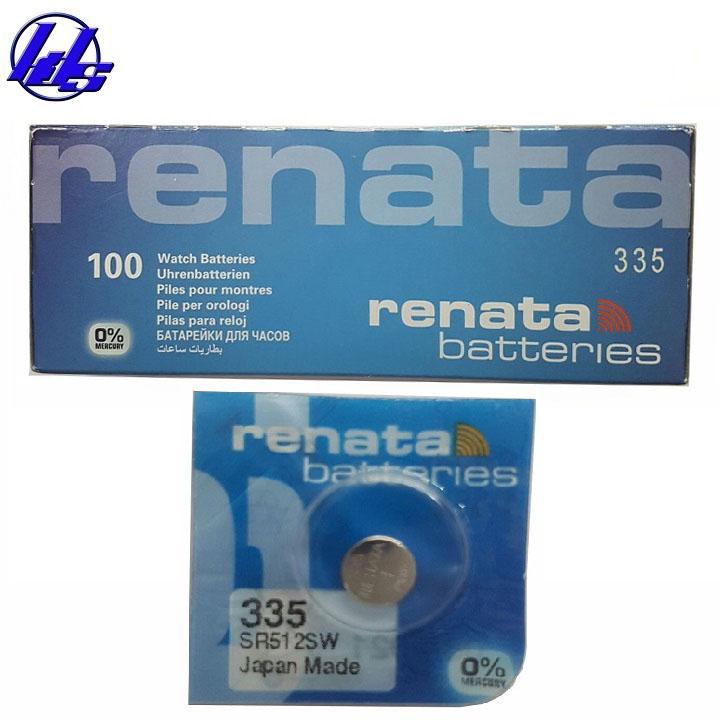 Combo 2 viên pin đồng hồ Renata SR512SW/335 Silver Oxide 1.55V